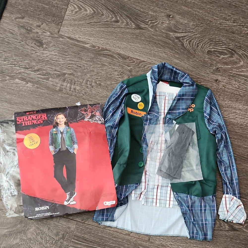Stranger Things Robin Costume Kids large 10/12 Brand NEW